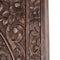 PTMD Restin Brown MDF Antique Carved Wall Panel Rect