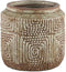 PTMD reva groen keramiek pot modern design rond m