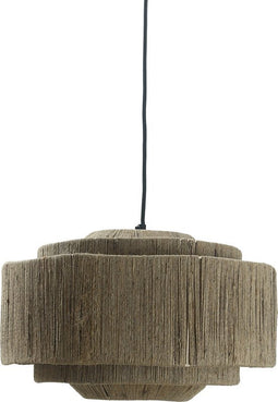 PTMD Revy Hanglamp - 41 x 41 x 25 cm - jute - Naturel