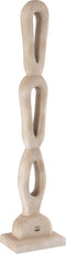 PTMD Rhyce Natural Mango Wood Statue Open Figure L
