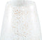 PTMD Ridda White Glass Vase Clear Level Round L