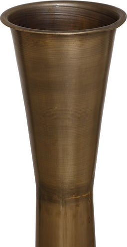 PTMD Rika Brass Antique Iron Pot With High Top L