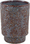 PTMD Rinah Bloempot - 14 x 14 x 19 cm - Keramiek - Grijs