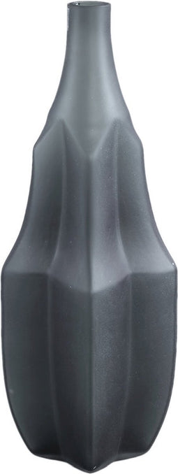 PTMD Robbin Grey Glass Vase Angualr Winged S