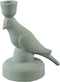 PTMD Rodan Kandelaar Vogel - 12 x 9,5 x 16,5 cm - Glas - Grijs