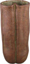 PTMD Roddie Rust Cement Wavy Shaped Pot High L