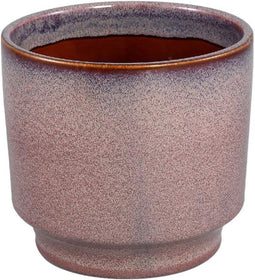 PTMD Romaya Brown Ceramic Pot Rim Round L