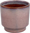 PTMD Romaya Brown Ceramic Pot Rim Round L