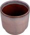 PTMD Romaya Brown Ceramic Pot Rim Round L