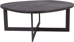 PTMD Rubin Salontafel - 29 x 74,5 x 70 cm - Metaal - mat grijs