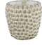 PTMD Ruis Cream Cement Dotted Pot Round XL