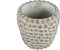 PTMD Ruis Cream Cement Dotted Pot Round XXL
