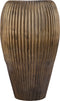 PTMD Russel Gold Alu Round Pot Ribbed High