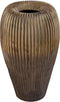 PTMD Russel Gold Alu Round Pot Ribbed High
