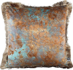 PTMD Rusty Vierkant Kussen - 45 x 10 x 45 cm - Velvet - Goud