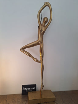 PTMD Saaqi Gold Casted Alu Statue Dancing Lady A