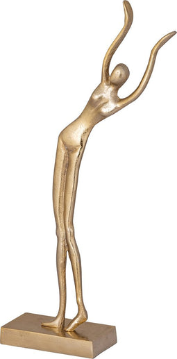 PTMD Saaqi Gold Casted Alu Statue Dancing Lady B