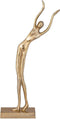 PTMD Saaqi Gold Casted Alu Statue Dancing Lady B