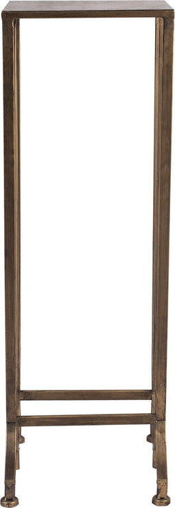 PTMD Saar Bijzettafel - 36 x 31 x 90 cm - Metaal - Goud