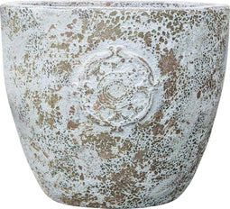 PTMD Salome Bloempot - H48 x Ø57 cm - Keramiek - Creme