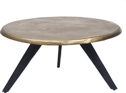 PTMD Salontafel Cosimo - 88x88x43 cm - Aluminium - Brons