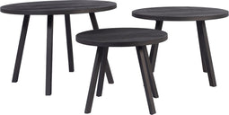 PTMD Salontafel Ohara Zwart Metal Frame Set van 3