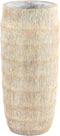 PTMD Sary Bloempot - 20 x 20 x 45 cm - Cement - Créme