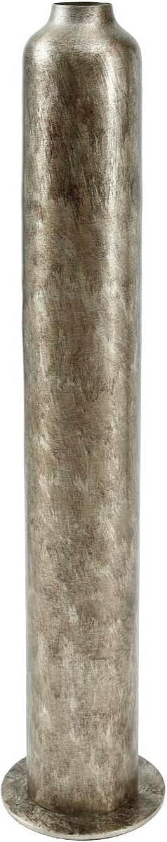 PTMD Saxin Ronde Pot Antiek - H60 x Ø13 cm - Ijzer - Zilver