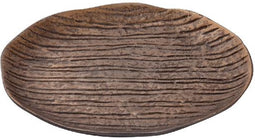 PTMD Schaal Grail - 24x24x2 cm - Aluminium - Goud