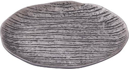 PTMD Schaal Grail - 24x24x2 cm - Aluminium - Zilver