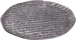 PTMD Schaal Grail - 40x40x2 cm - Aluminium - Zilver