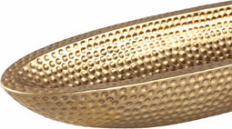 PTMD Schaal Kalki - 50x14x9 cm - Keramiek - Goud