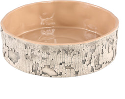 PTMD Schaal Millay - 25x25x7 cm - Keramiek - Beige