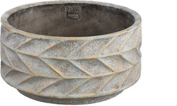 PTMD Schaal Roah - 30x30x15 cm - Cement - Blauw