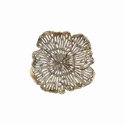 PTMD Schaal Ryhann - 31x30x6 cm - Aluminium - Messing