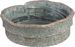 PTMD Schaal Serre - 30x30x10 cm - Cement - Grijs