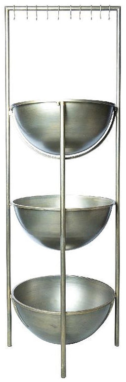 PTMD Schaal Xmas - 46x46x136 cm - Aluminium - Messing