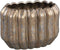 PTMD Seattle Bronze Ceramic Pot Oval Ribbed High S