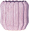 PTMD Seattle Pink Ceramic Pot Round Ribbed High L