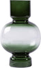 PTMD Selino Ronde Vaas - H24 x Ø15 cm - Glas - Groen