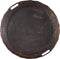 PTMD Semin Copper Alu Round Rustic Tray Wavy Edge L