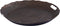 PTMD Semin Copper Alu Round Rustic Tray Wavy Edge M