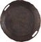 PTMD Semin Copper Alu Round Rustic Tray Wavy Edge M