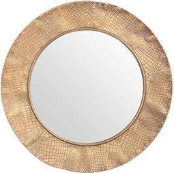 PTMD Serigo Ronde Spiegel - 80 x 4,5 x 80 cm - Ijzer - Brons