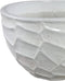 PTMD Sharlene White Ceramic Pot Scaled Round SV3