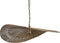 PTMD Shauney Gold Iron Wavy Hanging Lamp Round S