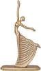 PTMD Sheena Gold Casted Alu Statue Dancing Woman