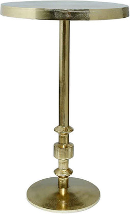 PTMD Shiner Ronde Bijzettafel - H50 x Ø30 cm - Aluminium - Koper