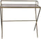 PTMD Sidetable Emily Glass Goud Metal Frame 2 Shelves
