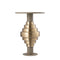 PTMD Sidetable Gjino - 36x36x57 cm - Ijzer - Groen